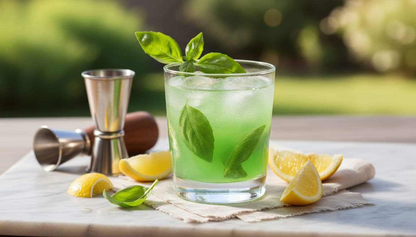 Gin Basil Smash