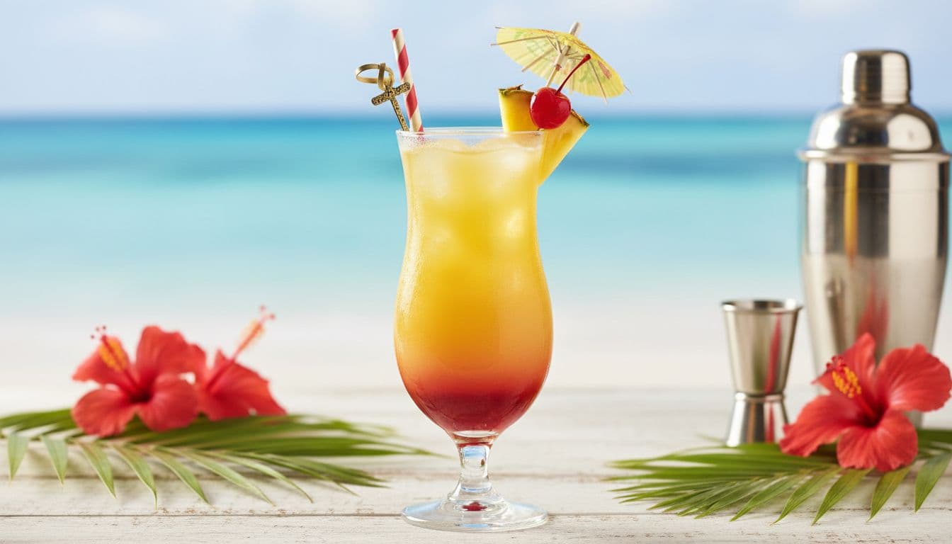 Pineapple Sunrise Mocktail