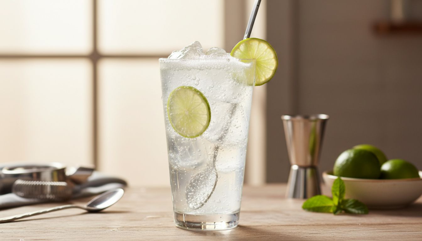 Gin Rickey Cocktail Recipe - 🍹 Cocktail Maestro 🍹